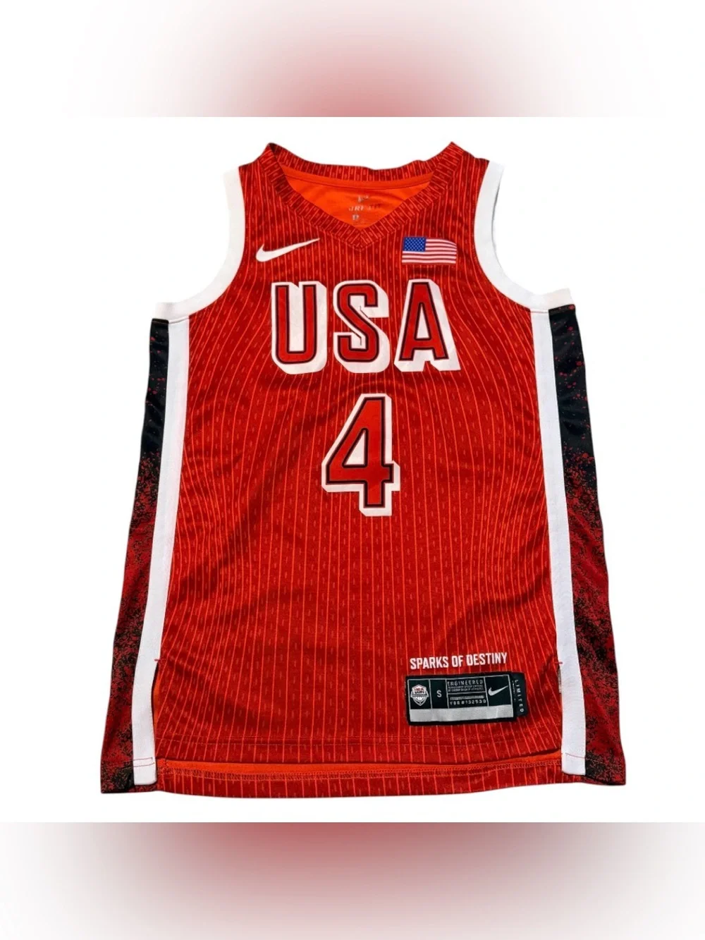 Nike 2024 USA Basketball Stephen Curry No. 4 Jersey